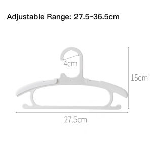 Home Signature  Non-Slip Baby Hanger Small Clothes Rack Infant Multi-functional Children Clothes Adjustable Hanging Household Drying Rack Clothes Support