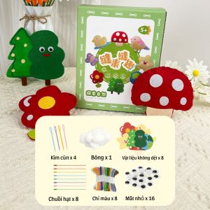 Đồ chơi may vá làm thủ công Handmade DIY tạo hình đáng yêu an toàn cho bé