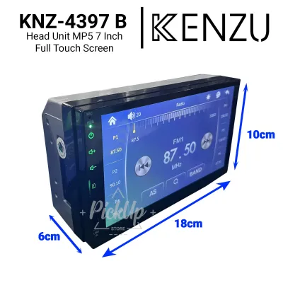 Head Unit Double Din Mp5 Kenzu Car Audio Bluetooth Radio