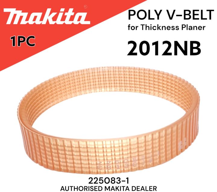 Original Poly V Belt for Makita Thickness Planer 2012NB (225083-1