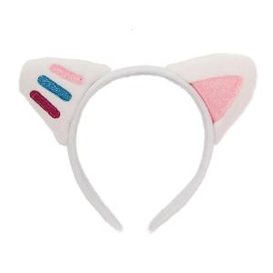 Plush Cats Ears Headbands Soft Animal Ears Headbands Adjustable Hair Hoop for Daily Wear and Event