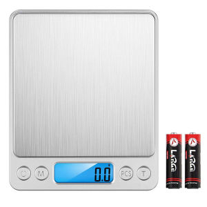 10kg/1g High Accuracy Digital Kitchen Scale Stainless Steel Electronic Food Scale Precision Baking Weighing Scale