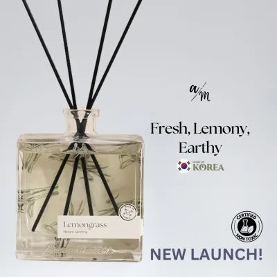 Aroma Matters Lemongrass Reed Diffuser Made In Korea 120ml and 250ml