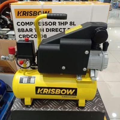 Krisbow Kompresor Angin 1hp 8l 8bar 1ph Crdc0108