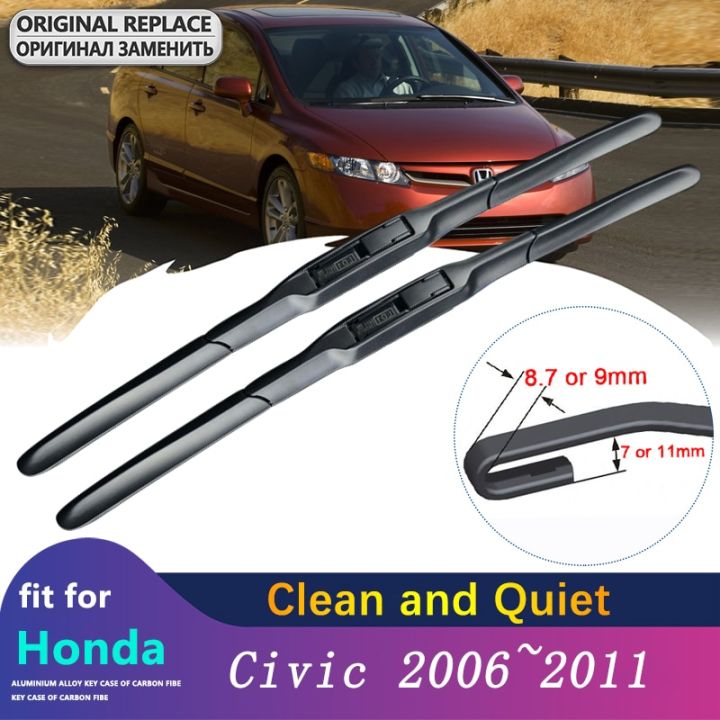 Car Wiper Blades For Honda Civic 2006 2007 2008 2009 2010 2011 8th Type ...