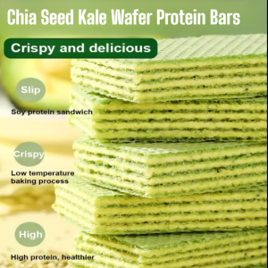 Chia Seed Kale Protein Bar Crispy Low-Calorie Mighty Stick Meal Replacement Energy Snack Delicious Nutrient Protein Biscuit