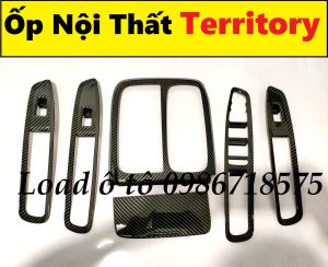 Ốp Nội Thât Vân Carbon Ford Territory 2026-2022 Cao Cấp Mẫu Nhựa ABS Nhúng Carbon Cao Cấp Sẵn Keo Dán 3M