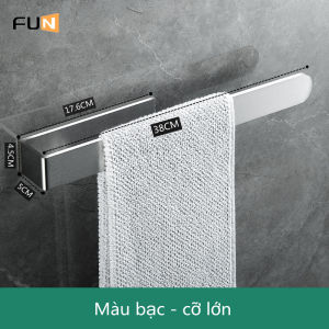 [FUN] Giá Treo Khăn Bằng Thép Không Gỉ Vòng Treo Khăn Phòng Tắm Không Đục Lỗ Giá Tròn Sang Trọng Nhẹ Móc Treo Tay Nhà Vệ Sinh Kích Thước Nhỏ