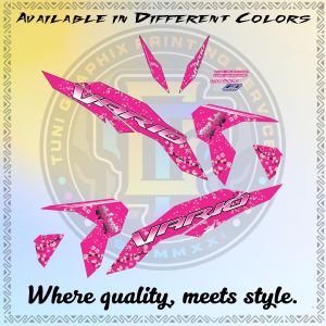 Honda Click 125i V3 Sakura Body Color Sticker Decals