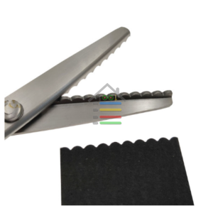 GUNTING KAIN ZIGZAG GELOMBANG BULAT 3/5/7MM