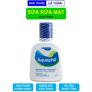 Sữa rửa mặt Aquaphil DHG giúp da mềm mại và giữ độ ẩm cho da Chai 125ml
