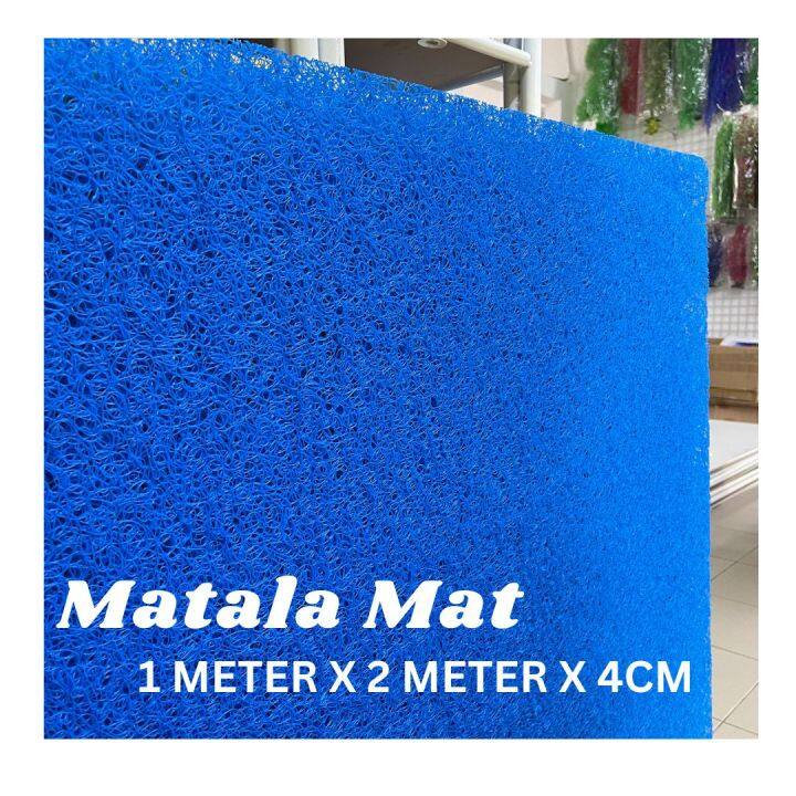 Blue Matala Mat - 1 METER X 2 METER X 4CM - Filter Mat for Aquarium ...