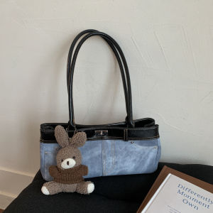 SEA YADOU  กระเป๋าสะพายไหล่แนววินเทจสำหรับผู้หญิงกระเป๋าถือสำหรับเดินทางไปทำงานที่มีมูลค่าสูงแฟชั่นอินเทรนด์แบบใหม่