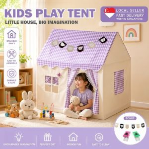 【SG Ship】Kids Play Tent Large Playhouse Children Fairy Play Castle Tent Toys Gift Birthday Gifts