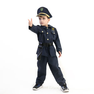 Available 5pcs Policeman costume Role Pretend Play Toy for kids Riot Helmet Cuff Police Holiday Cosplay toys Gift For boy Girl