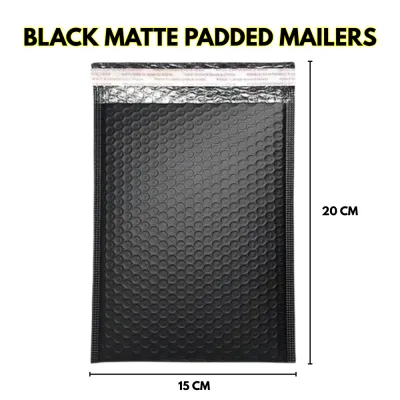 [SG SELLER] Matte Bubble Mailer Poly Mailer Self-Seal Adhesive Padded Envelope Water Resistant Shipping Bags for Mailing