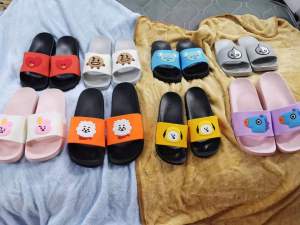 KPOP slippers Double-layer soft rubber slippers