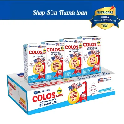 Thùng 48 Hộp Sữa Nước Nutricare ColosCare Tăng Cường Miễn Dịch 110ml (Sữa Non 24H).
