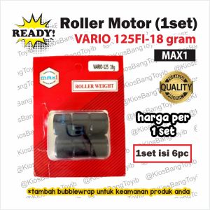 Roller Weight Set Honda VARIO 125 FI 18 gram Isi 6pc (MAX1)