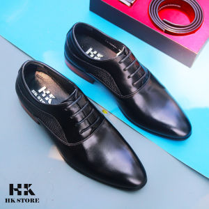 Giày tây nam đế phíp - da bò cao cấp siêu sang - hàng chính hãng HK.STORE - đẳng cấp sang trọng - bảo hành 12 tháng