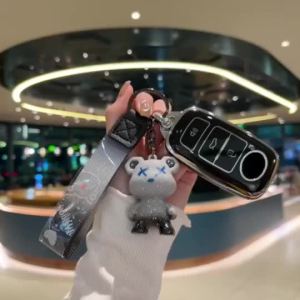 New Perodua Axia Ativa Myvi Alza VelozBEZZA ARUZ VIVA 2022 2023 2024 2025 Car Key Cover Keyless Remote Shell New Axia Key Cover TPU Key Case Key Chain