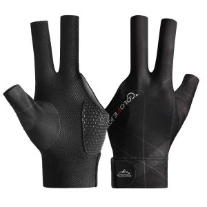 Sarung tangan billiard glove golovejoy open & full finger left hand / SARUNG TANGAN BILLIARD ANTI SLIP / Sarung Tangan Biliar Profesional / sarung tangan billiard / Hand Gloves Biliar / Open Finger Black Sarung Tangan Biliar Billiard