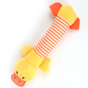 SKISOPGO Pet Squeak Toy Dog Cat Plush Squeaky Toys Animal Shape Chew Toy Interactive Toys