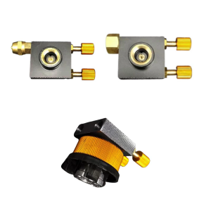 Multiple Compatible Outdoor Stove Conversion Set Secure Pressure Release Valves Easy Carry Small Design For Backpackers Cyclists