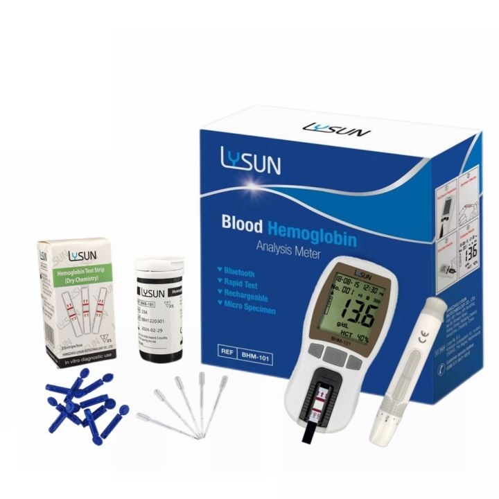 Home Hemoglobin Test Kit Hemoglobin Meter Anemia Monitor Analyzer Meter