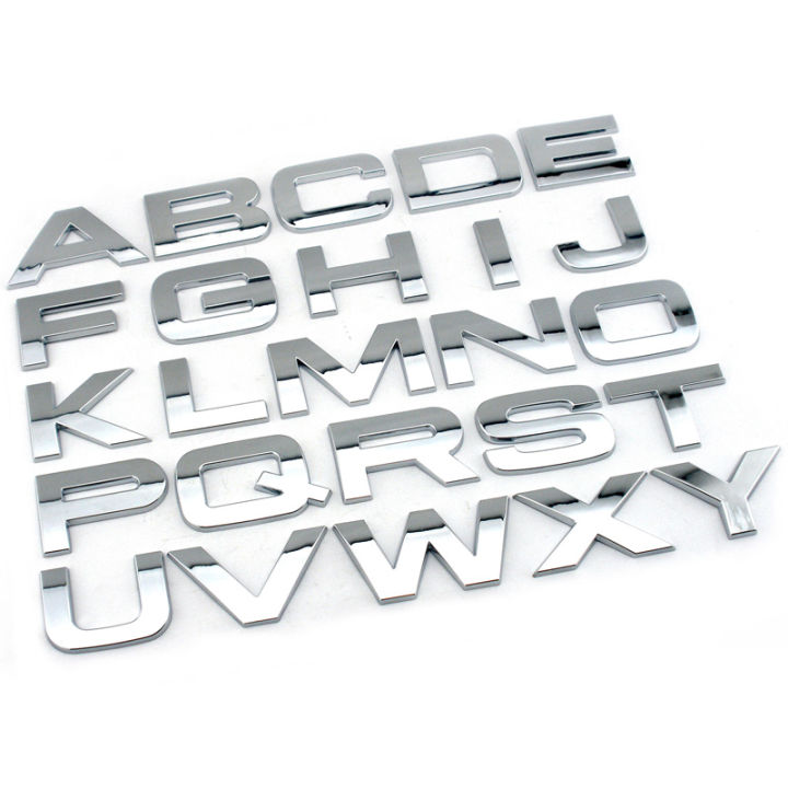 Diy 32mm High 3d Letters Numbers Famous Car Logos With Names Vehicle ...