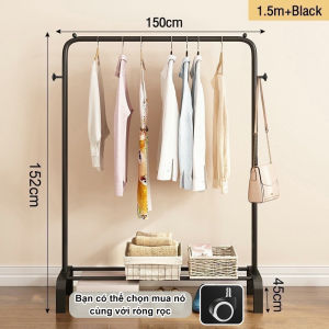 IBED Kệ Treo Quần Áo Khung Thép Sơn Tĩnh Điện Giá Sinh Viên