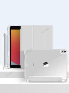 KENKE iPad case Transparent Case with pen slot Anti-bending hard sole for  iPad mini 6 iPad 2022 Pro 11 inch （2020/2021/2022）Pro 12.9 iPad 10.2 9th 8th 7th gen 2020 iPad Air 4 Air 5 2022 Cover Case Smart case