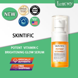 SKINTIFIC Potent Vitamin C Brightening Anti-aging Glow Fade Dark Spot Serum (20ml) Reduce fine lines | Reduce acne marks