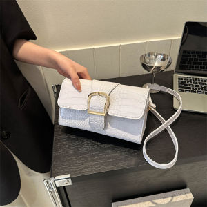 Womens Korean Fashion Leather Crossbody Bag Stylish Shoulder Messenger Bag