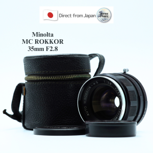 [Used in Japan] " Vintage Lens " MC W.ROKKOR-HG 35mm f/2.8 Minolta Released in 1966 Japan
