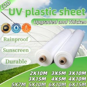 Rural Life UV Plastic Sheet ( 200 Microns) Plastic Sheeting Clear Greenhouse Film for Gardening / uv plastic greenhouse roofing GREEN HOUSE/ HYDROPONICS / FARM / SHADE UV plastic sheet 200 microns