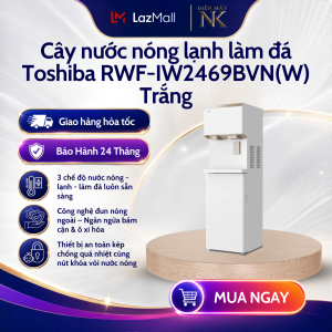 Cây nước nóng lạnh làm đá Toshiba RWF-IW2469BVN(W) Trắng | RWF-IW2469BVN(K) Đen - Bảo Hành 24 Tháng