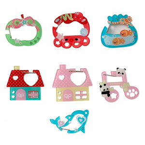 Decorative Acrylic Carabiner Clip For Keychains Outdoor Lightweight and Practical Bag Accessory Students Office Worker