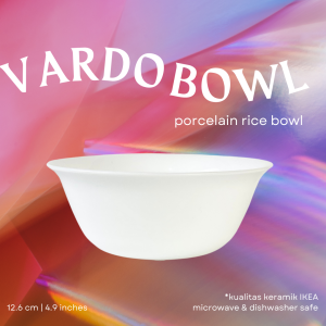 VARDO Porcelain Rice Bowl I Mangkok Nasi Keramik | Mangkuk Sup Porselen Cantik