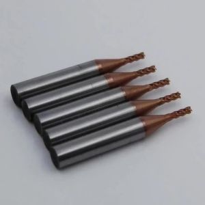 Hanson8 5pcs A5/A7/A9/SEC-E9/E9z/Alpha/Beta End Milling Cutter in Carbide 2*6*4D*50 Good Quality J6H9P