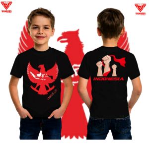 (COD) KAOS ANAK MERAH PUTIH INDONESIA // BAJU ANAK GARUDA MERDEKA KEMERDEKAAN