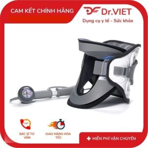 Đai cổ Hàn Quốc DiskDr CS300 - Thiết kế với các túi khí thông minh giúp tiết kiệm chi phí điều trị hạn chế việc phải phẫu thuật giúp giảm đau và hồi phục nhanh hơn các phương pháp thông thường