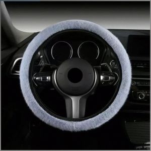 Car Interior Non-slip Plush Ears Decorative Cover Good Air Permeability Keep Warm Abrasion Resistance