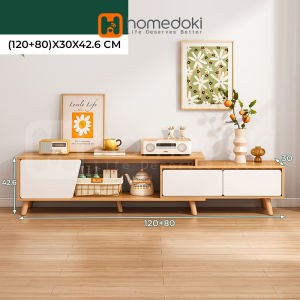 Homedoki Meja Tv / Rak Tv / Lemari Tv / Meja Tv Minimalis Modern / Meja Tv Kayu Murah