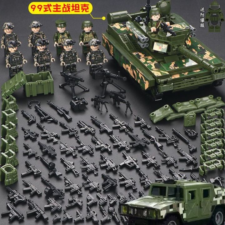 Lego tank hot sale man