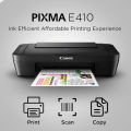 CANON E410 Ink Efficient All-In-One PRINTER - Print , Scan , Copy. 