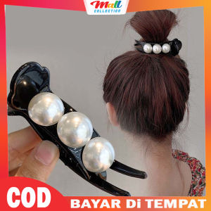 MALL - jepitan Rambut Mutiara Jepit Besar Wanita Fashion Korea Cantik JPT17