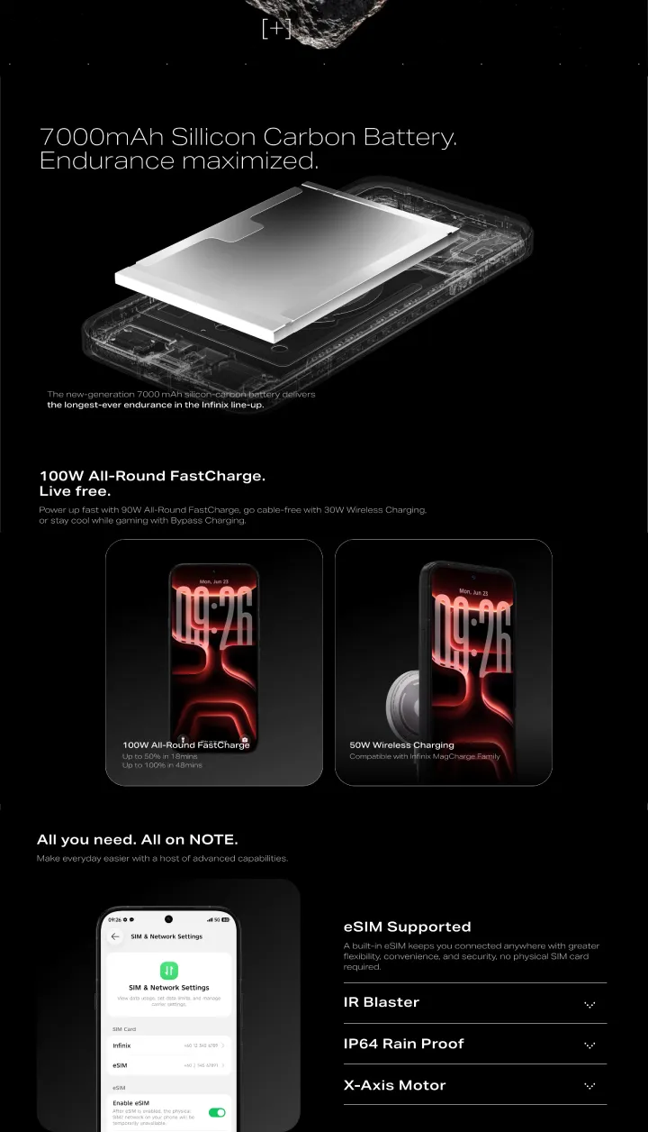 [Pre-Order] Infinix Note 60 Ultra 5G Dual SIM, 512GB Memory, 12GB RAM Phone (Global Version) 11