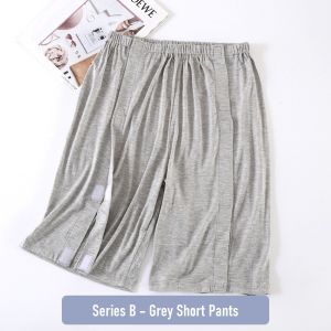 🏅Patients Nursing Clothes Men Ladies For Disability Dialysis Fracture Patient Elderly Pants Shirt