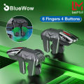BlueWow G21 Mobile Game Trigger for PUBG Phone Gaming Controller Alloy Gamepad Joystick Aim Shooting L1R1 Key Button. 